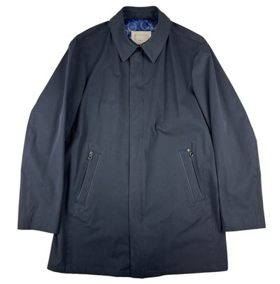Bugatti Water-Repellant Mac Rain Coat Navy Size US 40 R