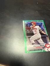 2021 Bowman Chrome Prospect Jonathan India Reds Green Refractor /99 #BCP-46 RC