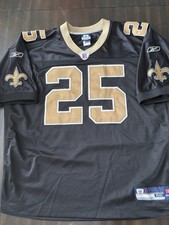 Vintage Reebok NFL 2006 New Orleans Saints Reggie Bush Authentic Jersey Size 56