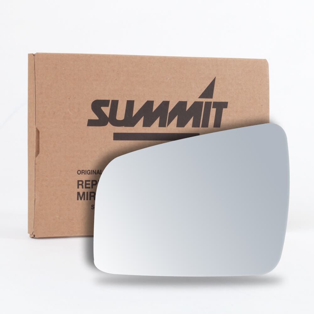 Summit Stick-On Standard Wing Mirror Glass Left For Vauxhall Zafira B 2009-2015
