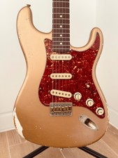 S-type hardtail electric guitar, relic firemist gold, MJT, Lollar, lightweight