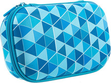 Blue Pencil Case for Kids, Cute Aesthetic Pencil Box for School