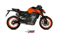Mivv MK3 EndschalldäMpfer Auspuff Inox Nero FüR KTM Duke 890 2020 2021 2022