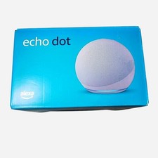 Amazon Echo Dot 5th Gen Smart Speaker White Alexa Bluetooth Wi-Fi Voice Search