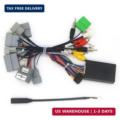 16pin Car Radio Stereo Power Retrofit Wiring Harness Cable Adapter for Honda Civ