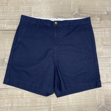 Onward Reserve Shorts Mens 34 Navy Chino Stretch Flat Front Golf Casual Summer