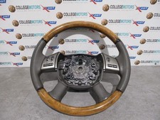 JAGUAR X-TYPE SOVEREIGN F/L 07-10 GENUINE WOOD WALNUT STEERING WHEEL N/DAY POST