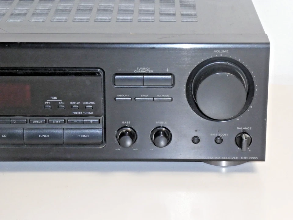 Sony STR-D365 Stereo Receiver in Schwarz, 2 Jahre Garantie - Bild 3 von 4