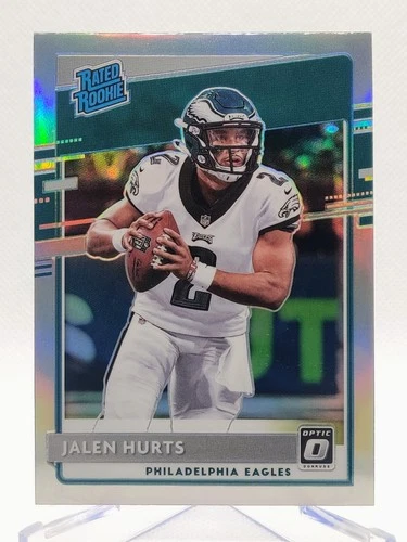 2020 Donruss Optic - Jalen Hurts - Silver Holo Prizm Rated Rookie RC #164