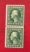 US SC#486 Coil Pair Perforation:10 Top=LH mark OG VF (11-304)