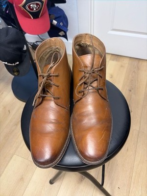 Florsheim Mens Castellano Chukka Boot Tan Leather Size 13 D