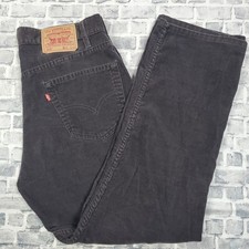 Vintage Levis 505 Corduroy Pants Mens 36x32 Dark Brown Straight Leg Y2K 90s