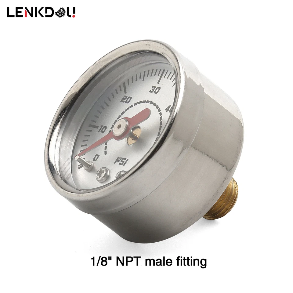 1x Manômetro de Óleo Motocicleta 60 Psi Para Harley Panhead Shovelhead Big Twin - Imagem 2 de 4