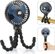 Mini Handheld Personal Portable Fan, Baby Stroller Fan, Car Seat Fan, USB or Bat