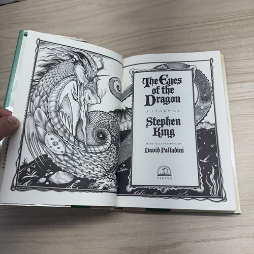 EYES OF THE DRAGON Stephen King HORROR FANTASY 1st Edition First Printing NOVEL - Picture 9 of 17