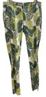 MARDANA  Men's Size 36 Designer Colorful Floral. Slim Fit Leaves Unfinished Hem — photo 1