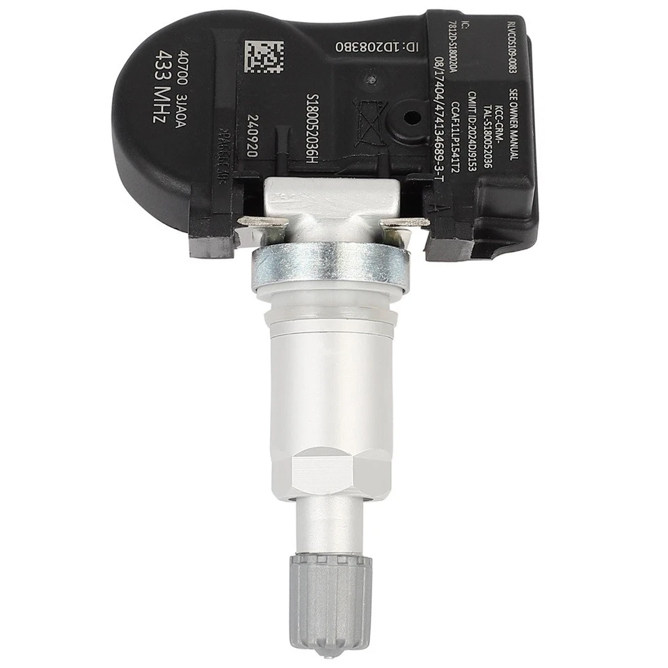 Sensor de presión de neumáticos 4 piezas 433 MHZ para 14-20 INFINITI Nissan Altima TPMS 407003JA0A Foto 3 de 4