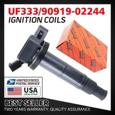 1x Ignition Coil 90919-02244 New For Toyota RAV4 2004-2008 L4 2.4L OEM UF333