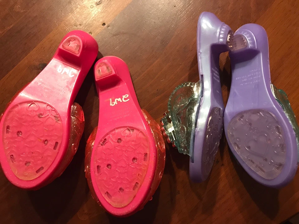 Disney Princess Ariel Little Mermaid Dress Up Shoes Halloween Costume 7” - Image 2 of 2