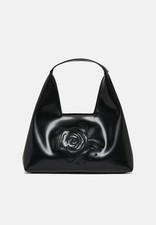 MARNI Borse Donna Nero Borsa mini Borsa a mano Diamond con motivo floreale ricam