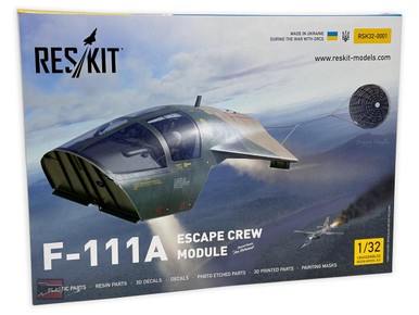 Reskit RSK32-0001 1/32 F-111A Escape Pod (Crew Module) Resin Model Kit