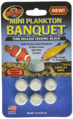 Zoo Med Plankton Banquet Block Feeder For Fresh And Saltwater Fish 1 Count
