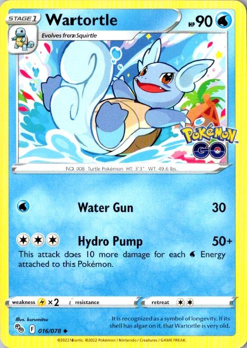 Wartortle Pokemon Go Pokémon TCG