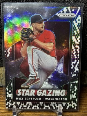 2020 Panini Prizm - Star Gazing Max Scherzer #SG-2 Snake Skin Prizm /50