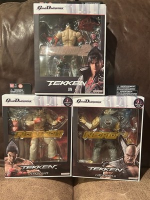 Game Dimensions Tekken 7 & 8 Mishima Lot Of 3 KAZUYA, HEIHACHI, & JIN KAZAMA New