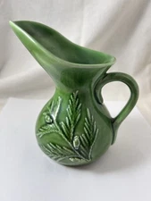 Vintage Mini Pitcher Virginia Weaver Pottery 1950s Scenic Idaho National Park
