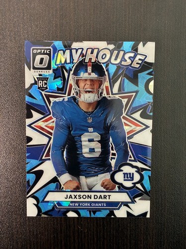 Jaxson Dart [Ice] #2 2025 Panini Donruss Optic My House card