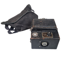 Antique Butcher's Roll Film Reflex Carbine Camera with Carry Bag