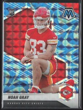 2021 Panini Mosaic #387 Noah Gray Prizm Reactive Blue