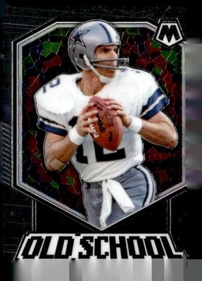 2020 Panini Mosaic #OS18 Roger Staubach Old School