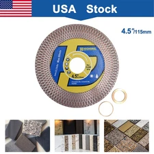 1pc 4.5"/115mm Diamond Cutting Grinding Disc Porcelain Ceramic Marble Saw Blade