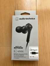 Audio Technica ATH-CKS330NC Black Noise Cancelling USB-C In-Ear Headphones 1.2 m
