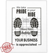 White Disposable Car Floor Mats 100Pcs, 16x20", Waterproof Protector