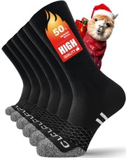 Merino Wool Thermal Socks for Men Women, Cushioned Performance Sport Socks fo...
