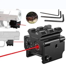 Red/Green Compact Laser Sight for Pistols Handgun USB Rechargeable Upgraded