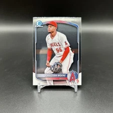 Christian Moore 2025 Bowman Chrome Los Angeles Angels #BCP-107