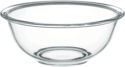 iwaki AGC Techno Glass Heat-Resistant Glass Bowl, Round, 2.5L BC-325