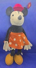 Vintage 17.25" Schyling Retro Toy Collection Minnie Mouse Plush Disney