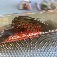 COTTON CORDELL BABY WIGGLE O VTG 2002 LURE NOS GHOST GRN CRAW USA MADE RARE