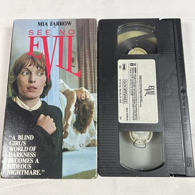 GoodTimes Home Video VHS See No Evil Mia Farrow Richard Fleischer Thriller 1971
