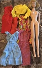 Vintage 1962 Straight Leg Titian Red Hair Midge Barbie Doll #860 & Clothes