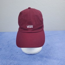 VANS OFF THE WALL Hat Maroon  Logo Adjustable Baseball Cap  Adult