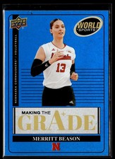 2025 Upper Deck World Of Sports Making The Grade Blue #MTG-MB Merritt Beason