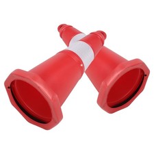  2 Pcs Traffic Cone Construction Safety Warning Column Street Cones
