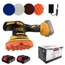 Cordless Car Buffer Polisher Kit With 2 Batterychager 8 Variable Speed 5500rpm Cordless Car Buffer Polisher Kit With 2 Batterychager 8 Variable Speed 5500rpm