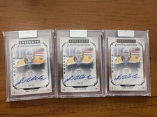 2018-19 Clear Cut Embedded Endorsements Dan Vladar Auto Rookie Lot /99 /25 /3